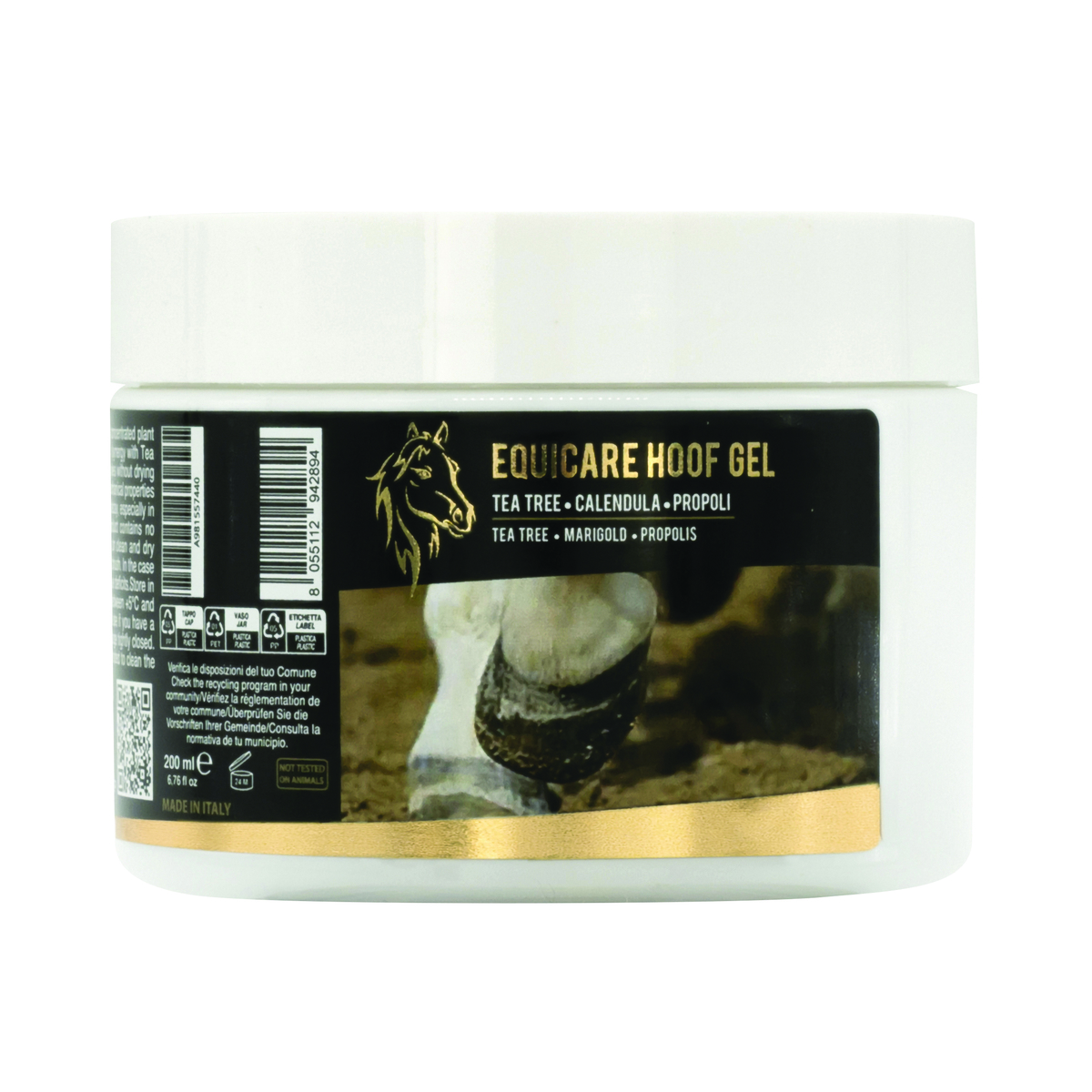 Equicare Hoof Gel: cura zoccoli cavalli 200 ml - immagine 2