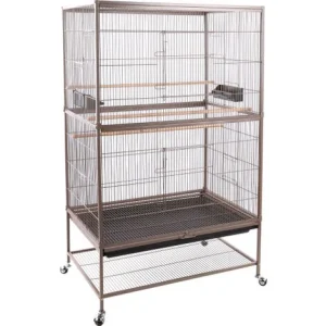 Voliera Sumba Taube - Voliera da esterno per 8 persone al chiuso - Voliera in alluminio - 79x52x134 cm - Voliera Flamingo