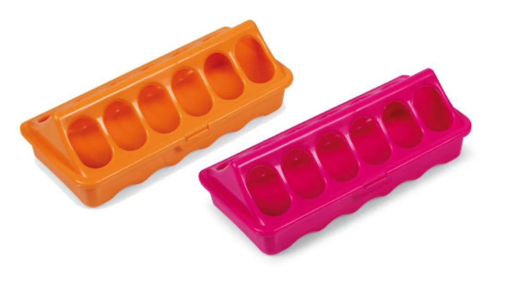 Mangiatoia per pulcini GAUN, mangiatoia 2 colori - immagine 2
