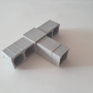 Voliera con raccordo a T