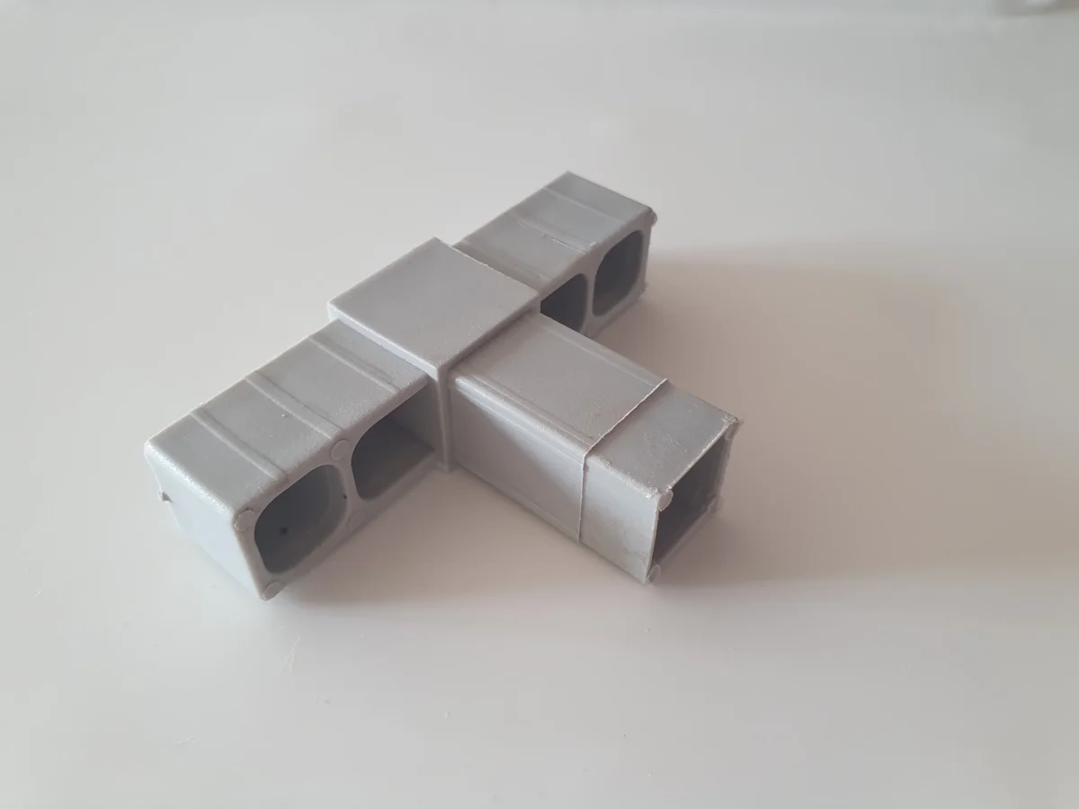 Voliera con raccordo a T - immagine 2