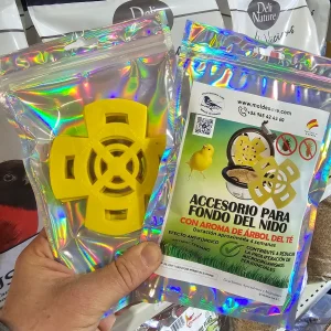 Accessorio per fondo nido 6 pezzi (anti pidocchi del sangue) - Moldes Ave