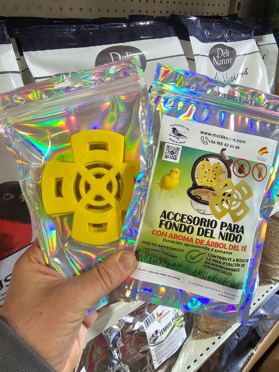 Accessorio per fondo nido 6 pezzi (anti pidocchi del sangue) - Moldes Ave - immagine 2