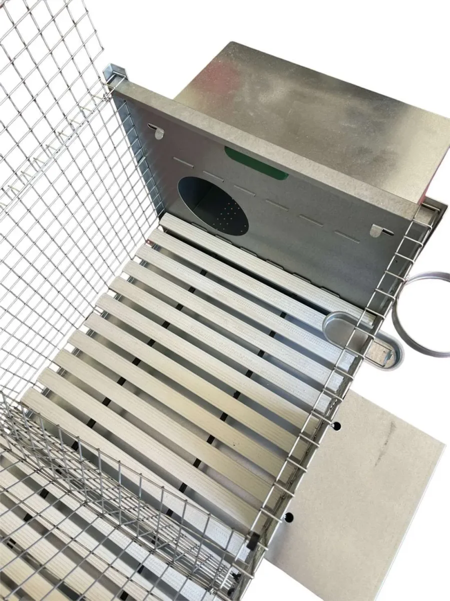 Gabbia per conigli 2 posti fattrici completa di nidi - immagine 3