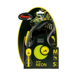 Guinzaglio retrattile NEON FLEXI 5mt/20kg