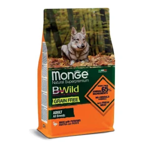 Monge bwild cane grain free adult anatra e patata 2,5 kg – all breeds