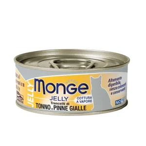 Monge jelly gatto adult trancetti di tonno a pinne gialle – 80 gr