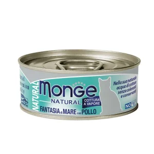 Monge natural gatto adult fantasie di mare con pollo – 80 gr