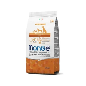 MONGE ADULT ANATRA, RISO E PATATE 12 KG – ALL BREEDS