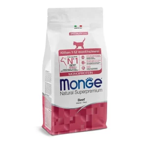 Monge superpremium gatto kitten con manzo 1,5 kg