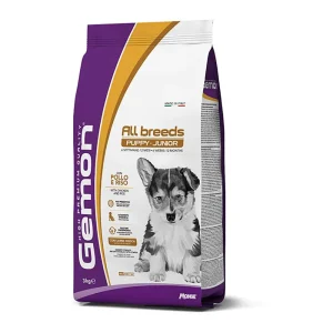 Gemon cane puppy & junior pollo e riso all breeds – 15 kg