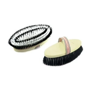 BRUSCONE BIANCO E NERO SETOLA SINTETICA