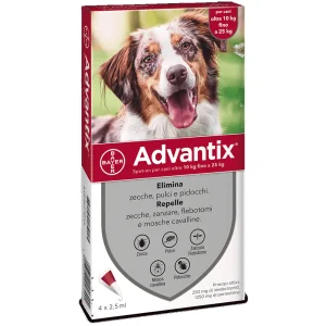 Advantix - Spot On Per Cani > 25 Fino a 40 Kg 6 Pipette