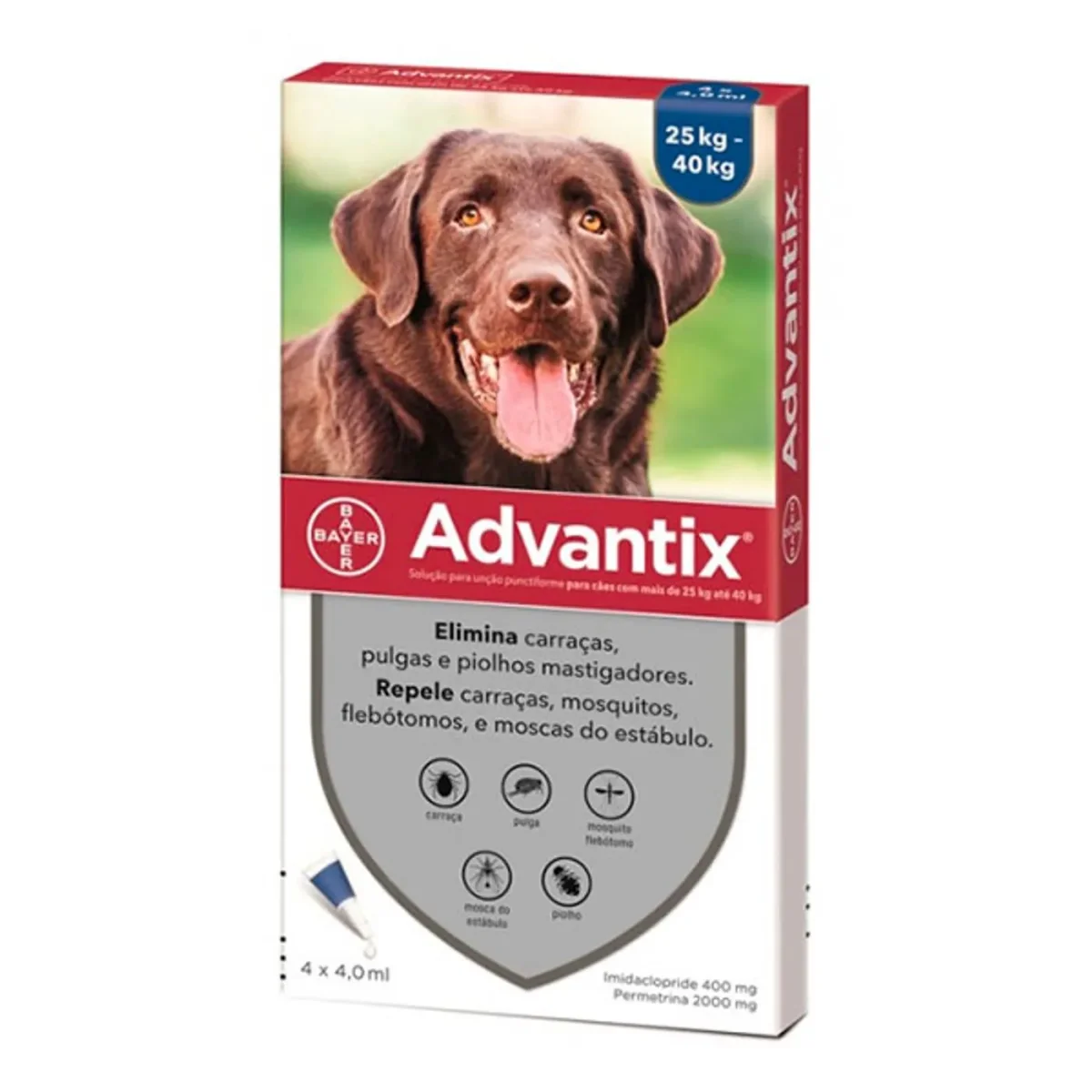 Bayer Advantix – 25-40kg – Pipette antiparassitarie cane
