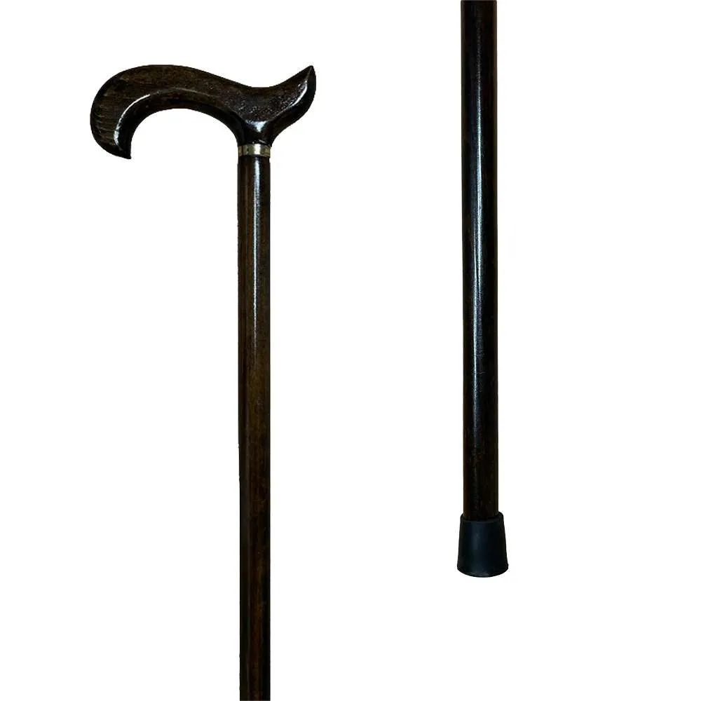 Bastone in legno di faggio modello tedesco con poggiamano diritto