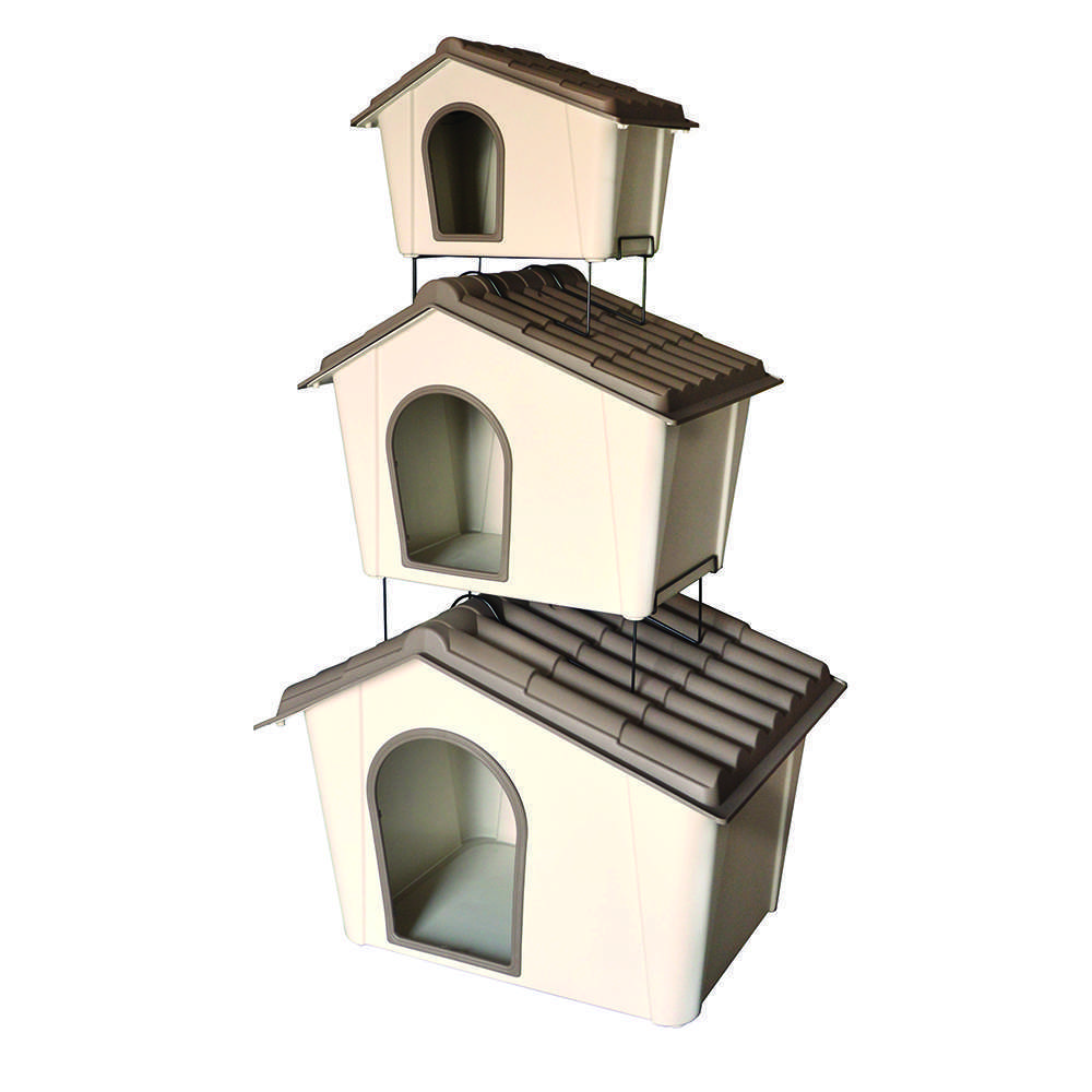 Cuccia in plastica a forma di casetta