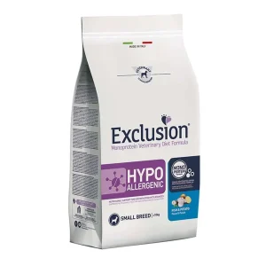 Exclusion diet cane hypoallergenic adult small pesce e patate 2 kg
