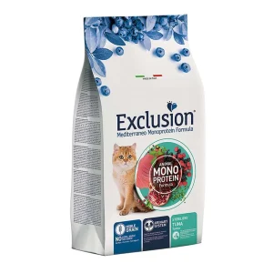 Exclusion mediterraneo gatto sterilizzato tonno 1,5 kg
