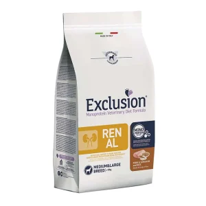 Exclusion diet cane renal adult medium/large maiale e riso 2 kg