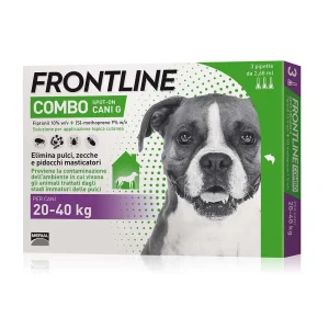FRONTLINE COMBO PER CANI DA 20 A 40 kg – 3 pipette