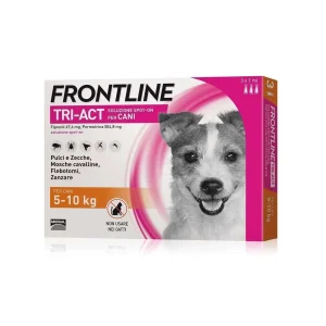 FRONTLINE TRI-ACT PER CANI DA 5 A 10 kg – 3 pipette