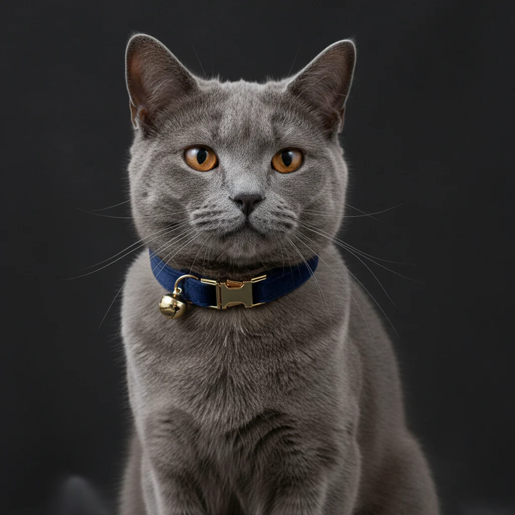 Collare elegante in velluto e fibbia in lega di zinco color oro - immagine 3