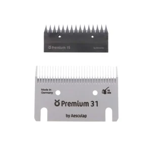 Set lame premium 31/15 denti per tosatrice FarmClipper