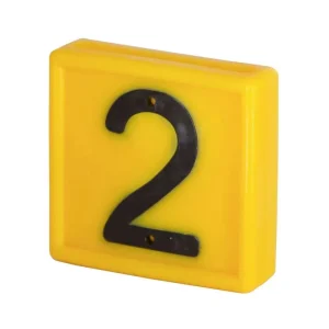 NUMERO IDENTIFICATIVO “2” GIALLO