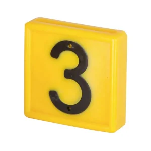 NUMERO IDENTIFICATIVO “3” GIALLO