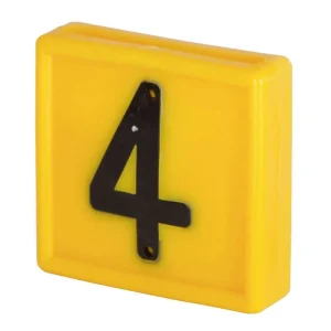 NUMERO IDENTIFICATIVO “4” GIALLO