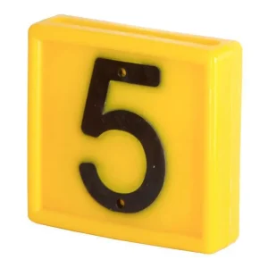 NUMERO IDENTIFICATIVO “5” GIALLO