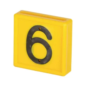 NUMERO IDENTIFICATIVO “6” GIALLO