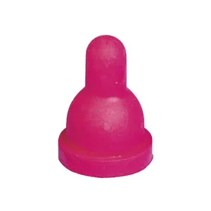 TETTARELLA ROSSA PER AGNELLI IN GOMMA PER SECCHIO O BIBERON