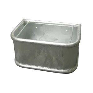 Mangiatoia rettangolare pesante zincata