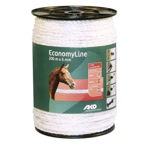 CORDA ECONOMY LINE 200 MT – 6 MM BIANCA