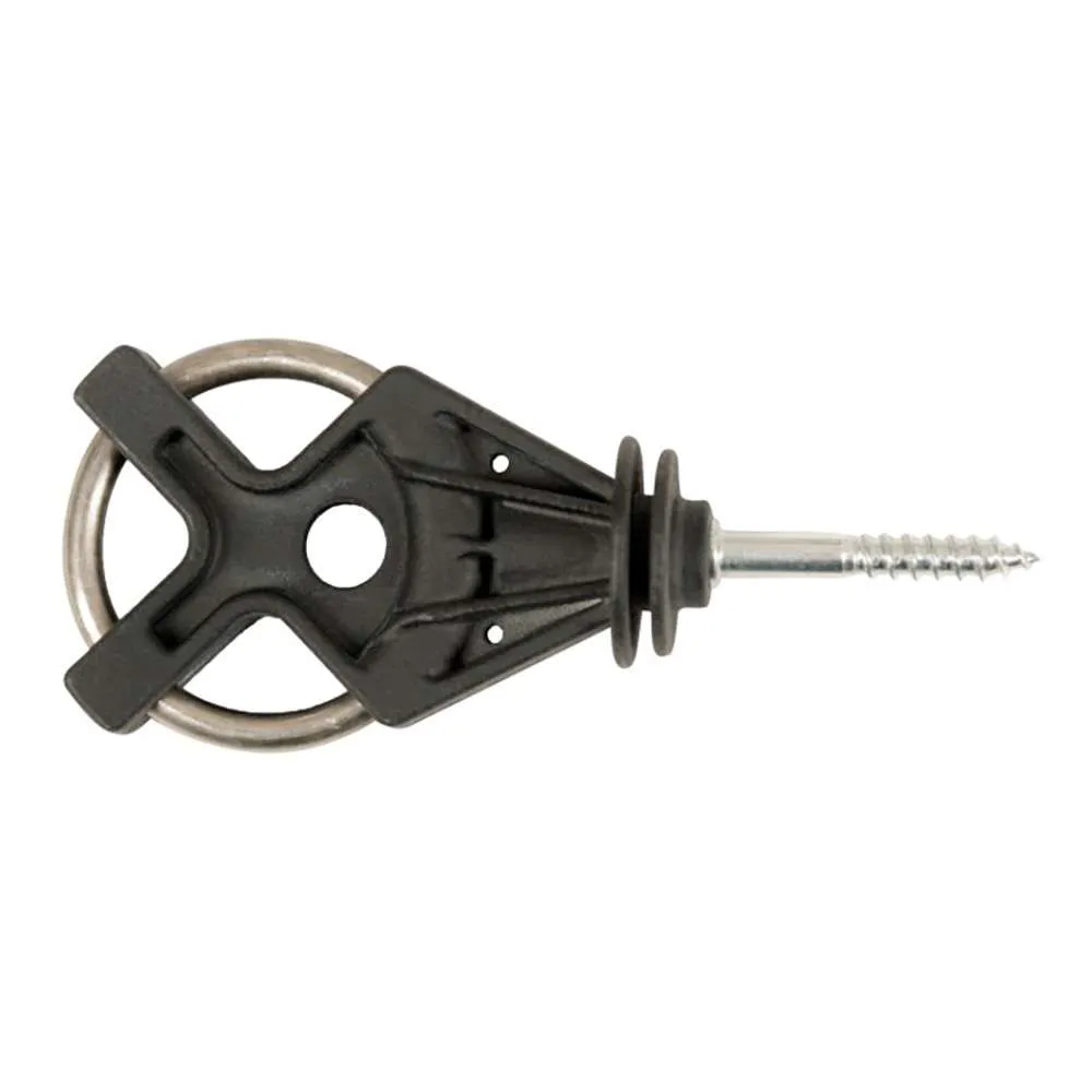 Isolatore a tre ganci per cancello – nero - immagine 2