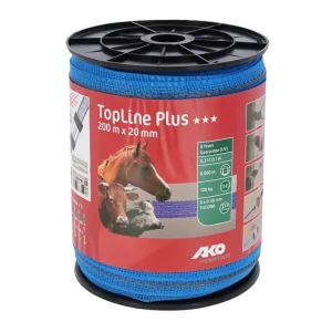 Ako nastro Topline Plus per recinzioni elettriche 20 mt x 200 mm – blu