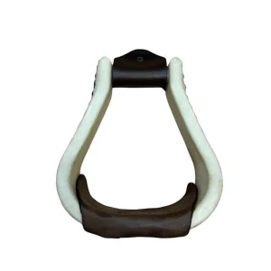 POOL’S STAFFE WESTERN CUOIO RIVESTITE IN RAWHIDE – Marrone