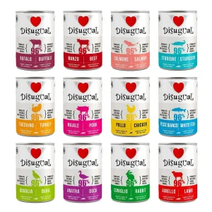 Disugual cane umido monoproteico in lattina da 400 gr