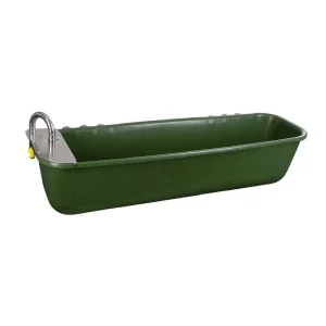 Mangiatoia lunga in plastica da appendere con valvola galleggiante