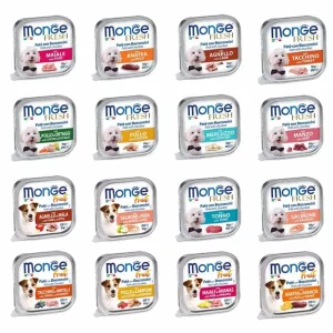 Monge fresh fruit bocconi in patè in vaschetta da 100 gr