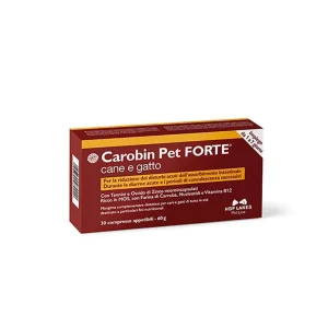 Carobin pet forte cane – 30 compresse
