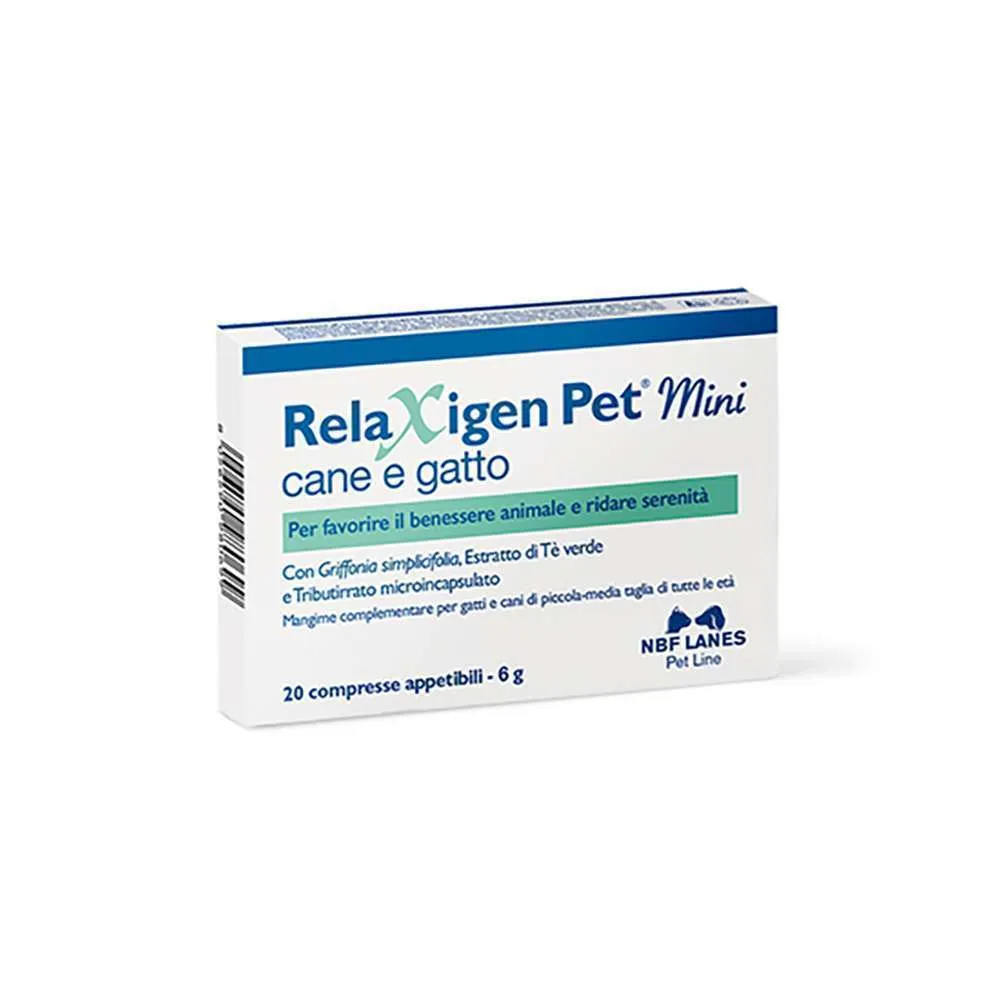 Relaxigen pet mini cane e gatto – 20 compresse