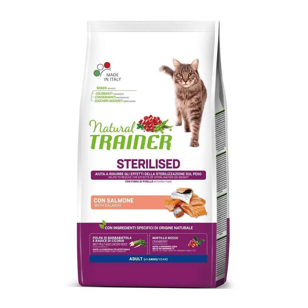 Natural Trainer gatto sterilizzato al salmone - immagine 3