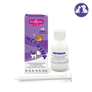 Buonapet Nefrina – Flacone 60g – Favorisce la normale funzione delle alte e basse vie urinarie di cane e gatto