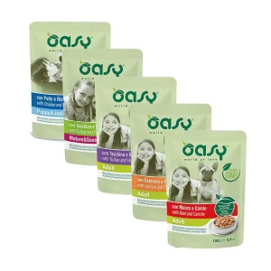 Oasy cane umido straccetti in salsa – bustina da 100 gr