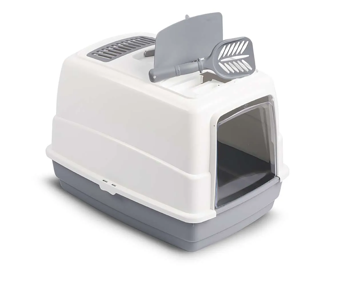 Leopet lettiera chiusa Joy cat con filtro e paletta - immagine 3