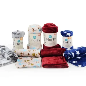 Leopet coperta in morbida flanella mis. 100×120 cm