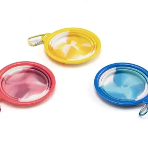 Leopet ciotola da viaggio in silicone