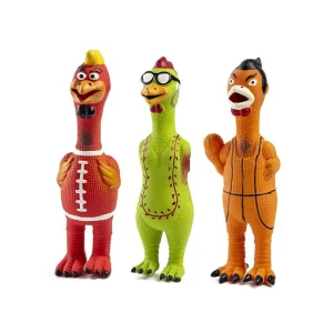 Gioco per cani gallo sportivo in lattice 21 cm